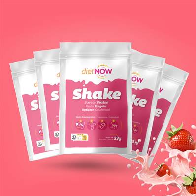 Pack 5 shakes SAVEUR FRAISE